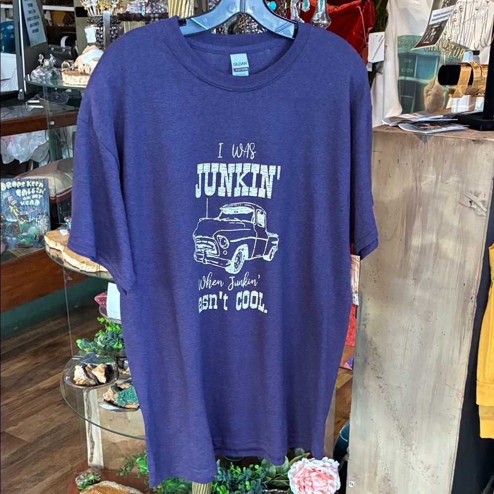 Purple Junkin' Graphic Tee - Picture 2 of 2